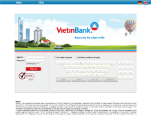 Tablet Screenshot of ebanking.vietinbank.de